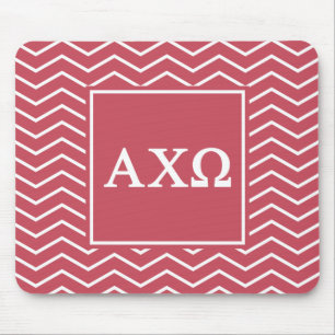 Alpha Chi Omega   Chevron Pattern Mouse Mat