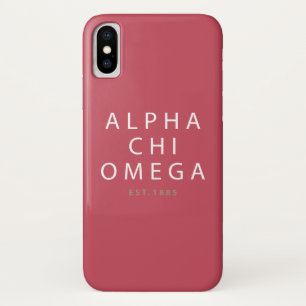 Alpha Chi Omega   Est. 1885 iPhone X Case