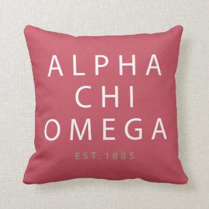 Alpha Chi Omega   Est. 1885 Cushion