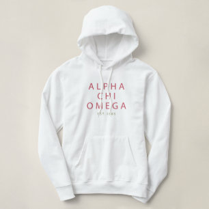 Alpha Chi Omega Est. 1885 Hoodie