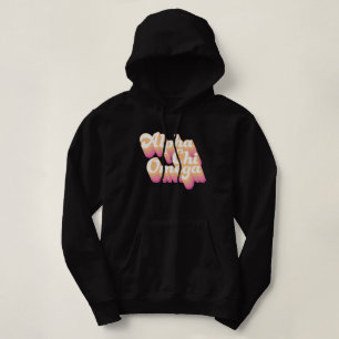 Alpha Chi Omega Groovy Script Hoodie