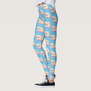 Alpha Chi Omega Groovy Script Leggings