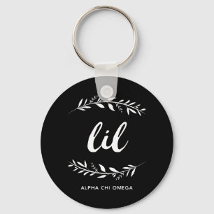 Alpha Chi Omega Lil Wreath Key Ring