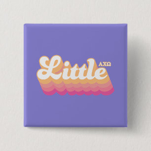 Alpha Chi Omega Little 15 Cm Square Badge