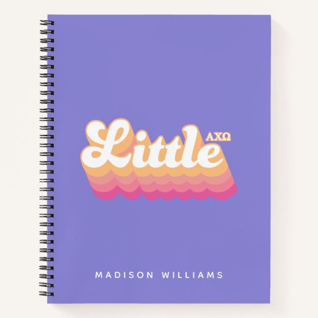 Alpha Chi Omega | Little Notebook (Front)
