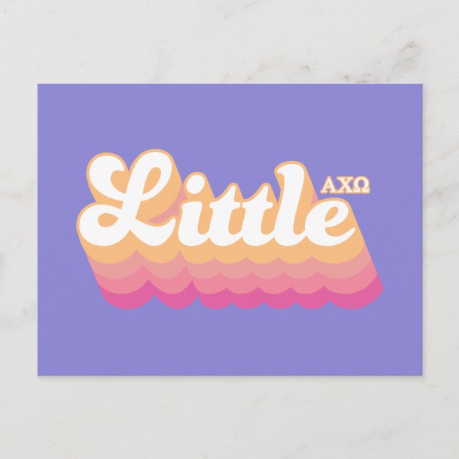 Alpha Chi Omega | Little Postcard (Front)