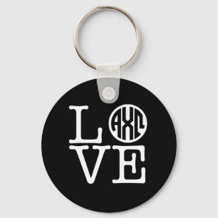 Alpha Chi Omega Love Key Ring