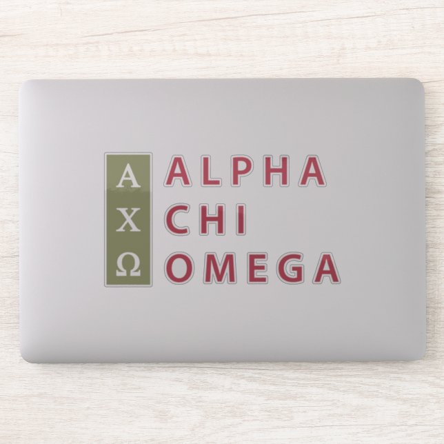 Alpha Chi Omega | Stacked Logo (Computer)