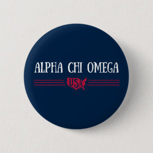 Alpha Chi Omega - USA 6 Cm Round Badge
