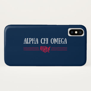 Alpha Chi Omega - USA iPhone X Case