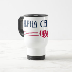 Alpha Chi Omega - USA Travel Mug