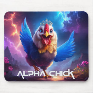 ALPHA CHICK fun Mouse Mat