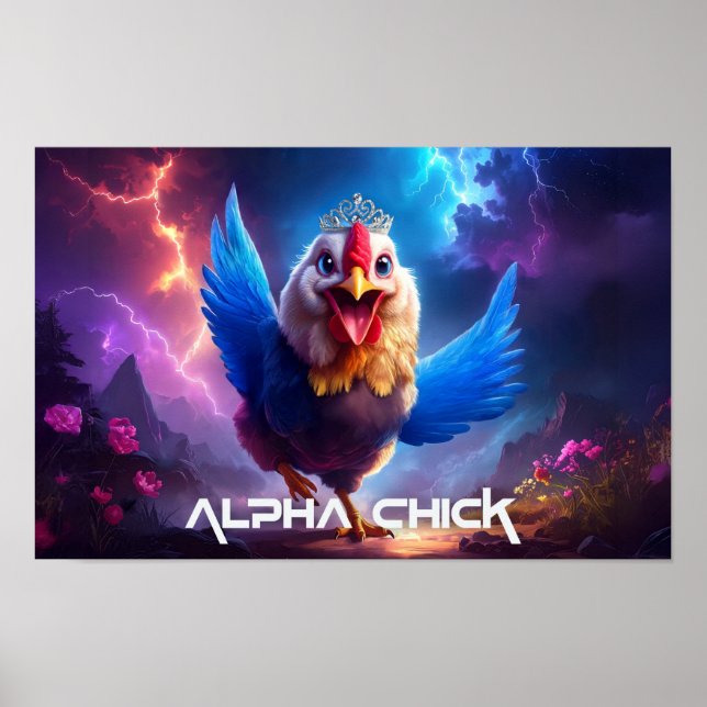 ALPHA CHICK fun poster (Front)