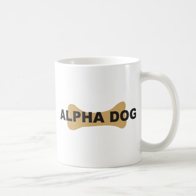 Alpha dog coffee mug (Right)