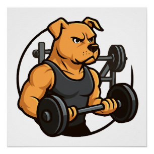 Alpha Dog Gym  Power Unleashed Poster