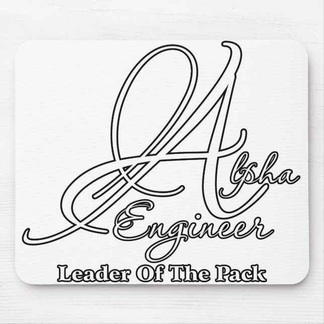 Alpha Engineer Mouse Mat (Front)