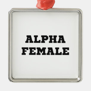 Alpha Female Metal Tree Decoration