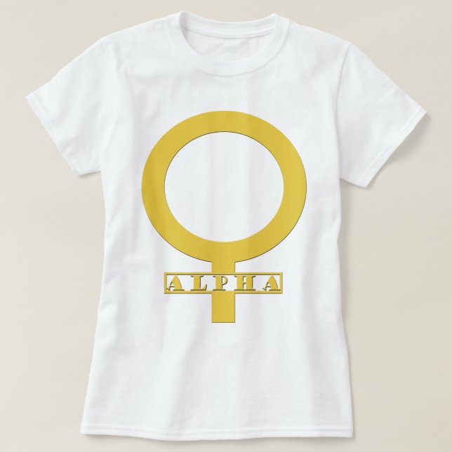 Alpha Female Tee (Design Front)