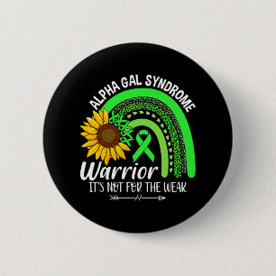 Alpha Gal Syndrom Syndrome Awareness 6 Cm Round Badge