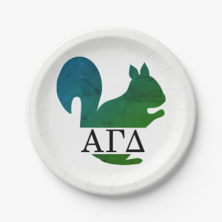Alpha Gamma Delta Squirrel Plate