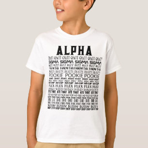 ALPHA GYATT SIGMA T-SHIRT FOR KIDS