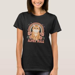 Alpha Male Cat T-Shirt u2013 Funny Retro Ginger Ca