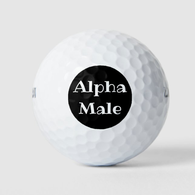 ALPHA MALE GOLF BALLS (Front)
