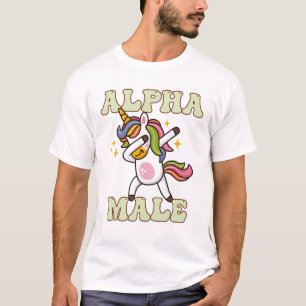 Alpha Male Ironic Unicorn 1 T-Shirt