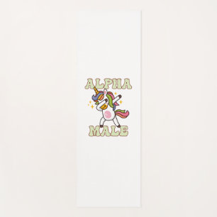 Alpha Male Ironic Unicorn 1 Yoga Mat