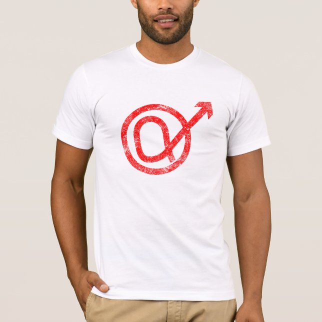 Alpha Male Sign T-Shirt (Front)