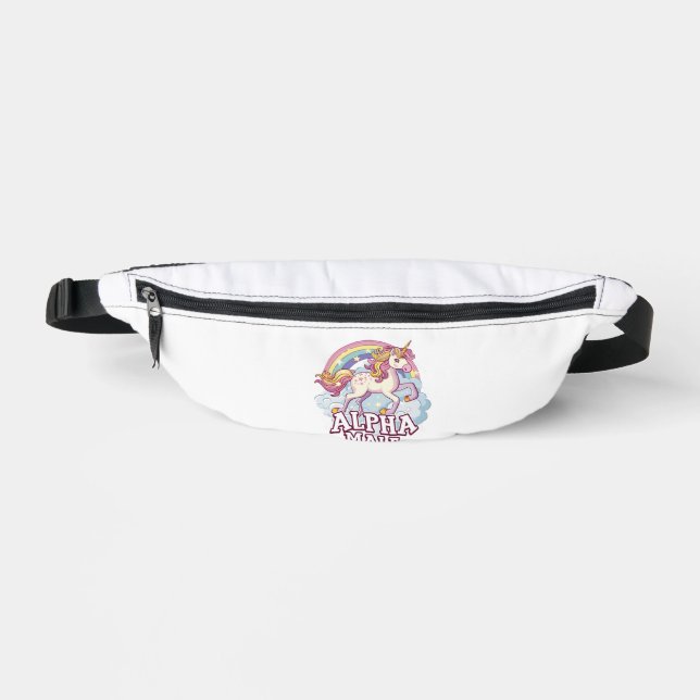 Alpha Male Unicorn Bum Bags (Front)
