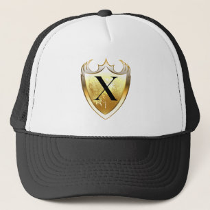 Alpha Monogram X Artistic Letter Everyday Style Trucker Hat