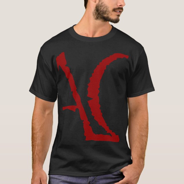 Alpha Omega Early End Christian symbol T-Shirt (Front)