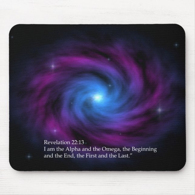 Alpha & Omega Mouse Mat (Front)