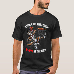 Alpha on the court Coyote in the Wild T-Shirt