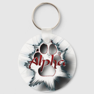 Alpha Paw Key Ring