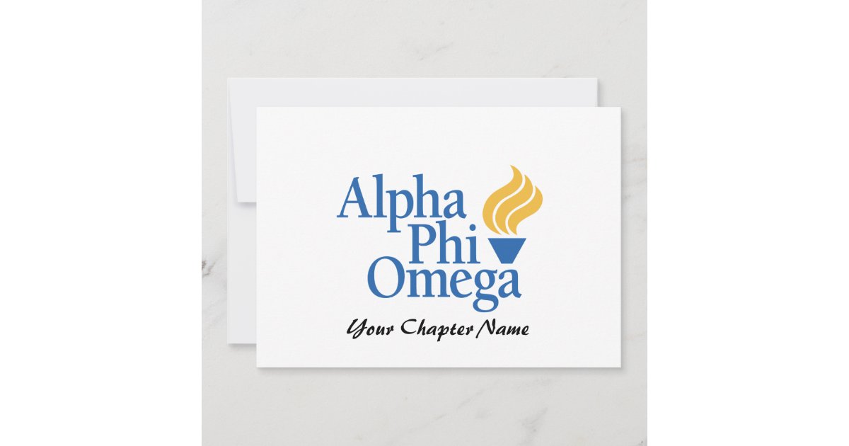 Alpha Phi Omega Colour - Torch | Zazzle