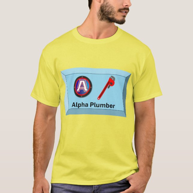 Alpha Plumber T-Shirt (Front)