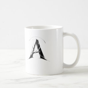 Alpha Shadow A – Dark Letter A  cup