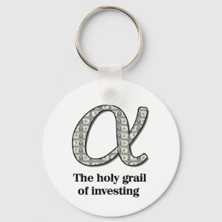 Alpha  - The holy grail of investing Key Ring