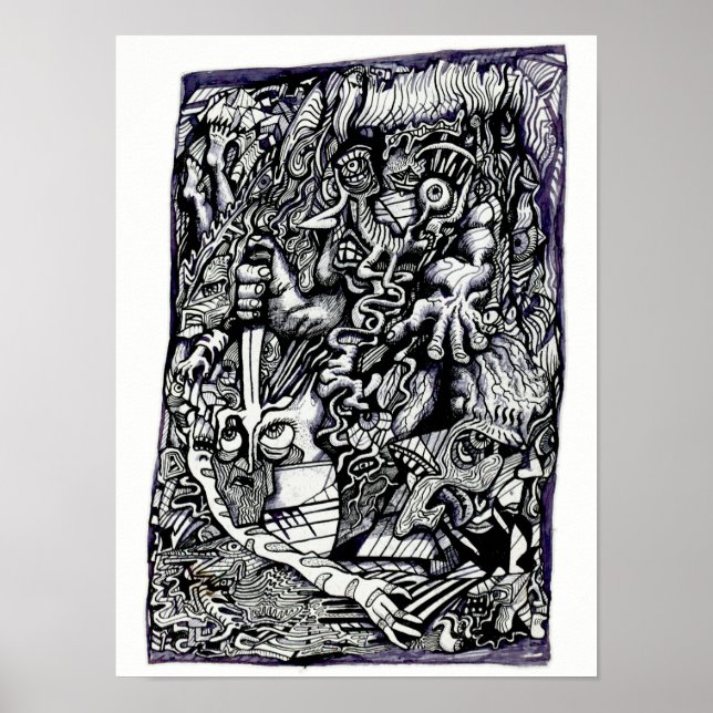 Alpha Warrior, by Brian Benson. Poster (Front)