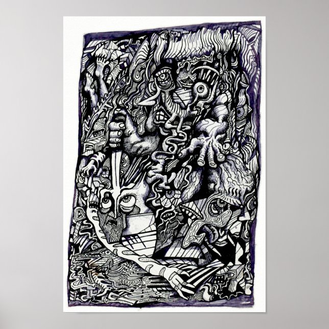 Alpha Warrior, by Brian Benson Poster (Front)