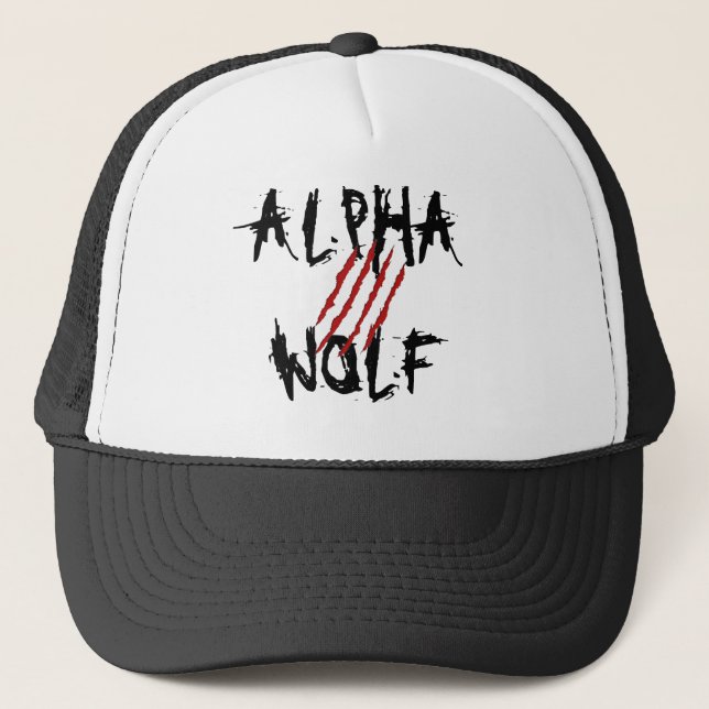 Alpha Wolf Claw Trucker Hat (Front)