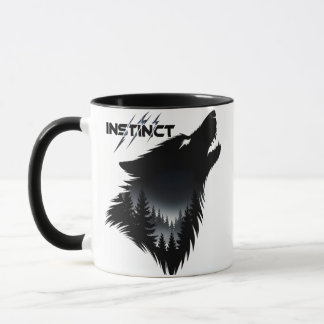 alpha wolf Graphic Mug