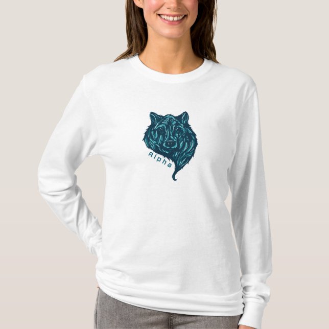 Alpha wolf T-Shirt (Front)