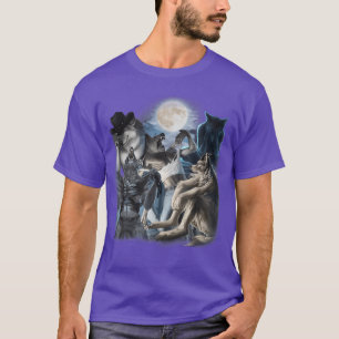 Alpha Wolf Vintage 90s Clothing Retro Wolf Meme M T-Shirt