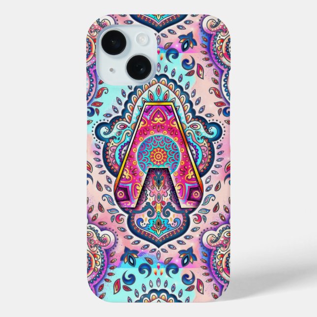 Alphabet A Case-Mate iPhone Case (Back)