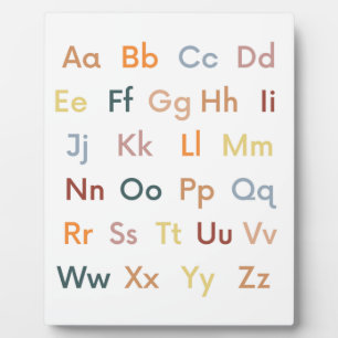 Alphabet ABC Classroom Decor Plaque