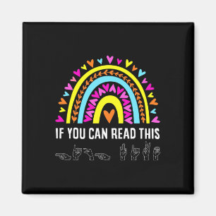Alphabet American Sing Language Asl Teacher Fun Magnet