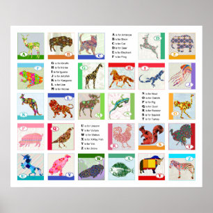 Alphabet Animal Poster Revised